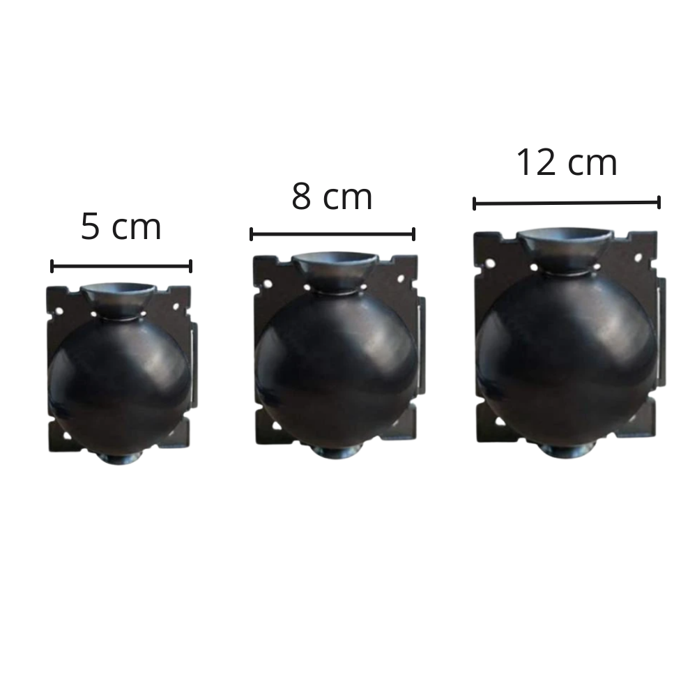 Pakke med 3 plantebokser med luftlag - Ozerty