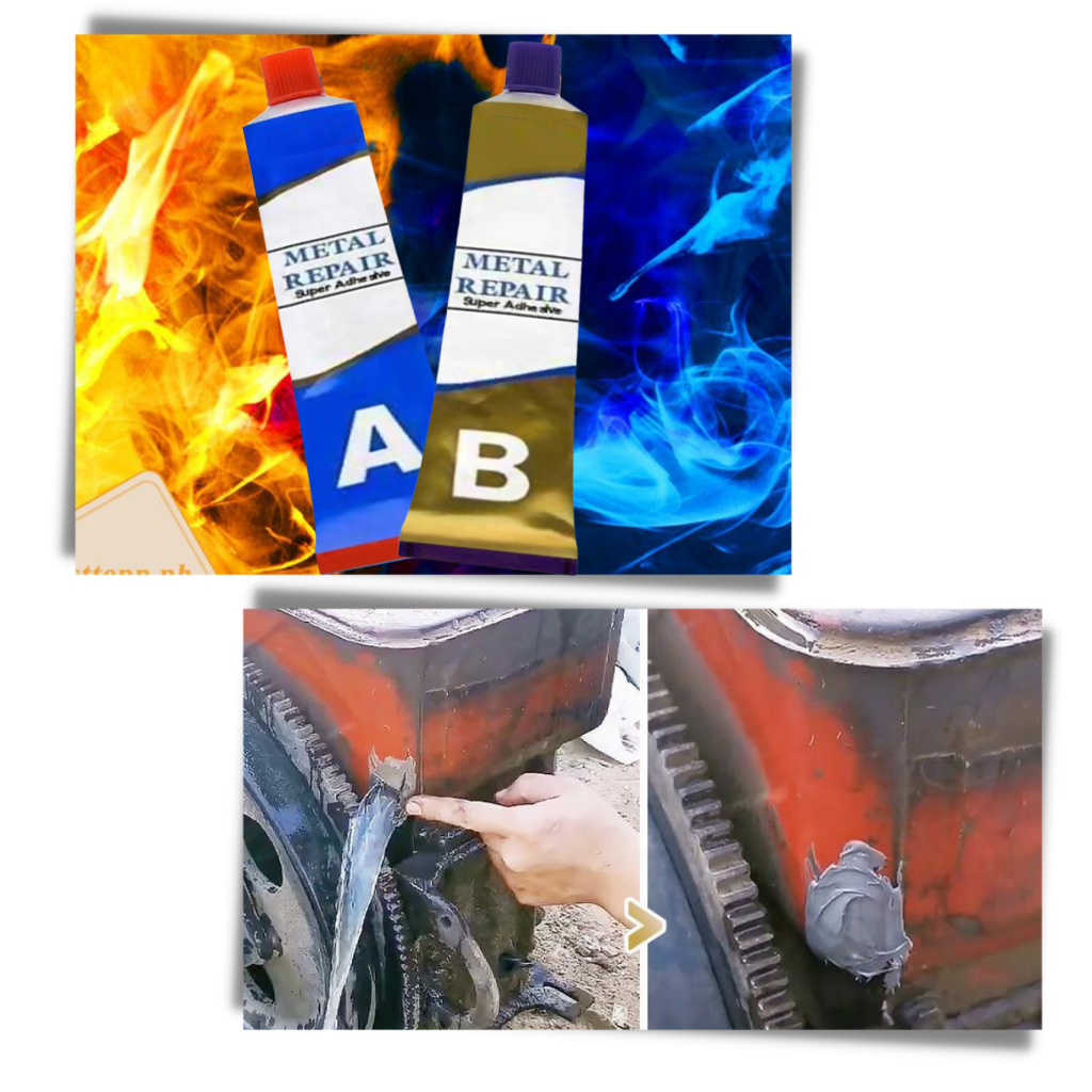 Reparasjonspasta for industrielt metall - Ozerty