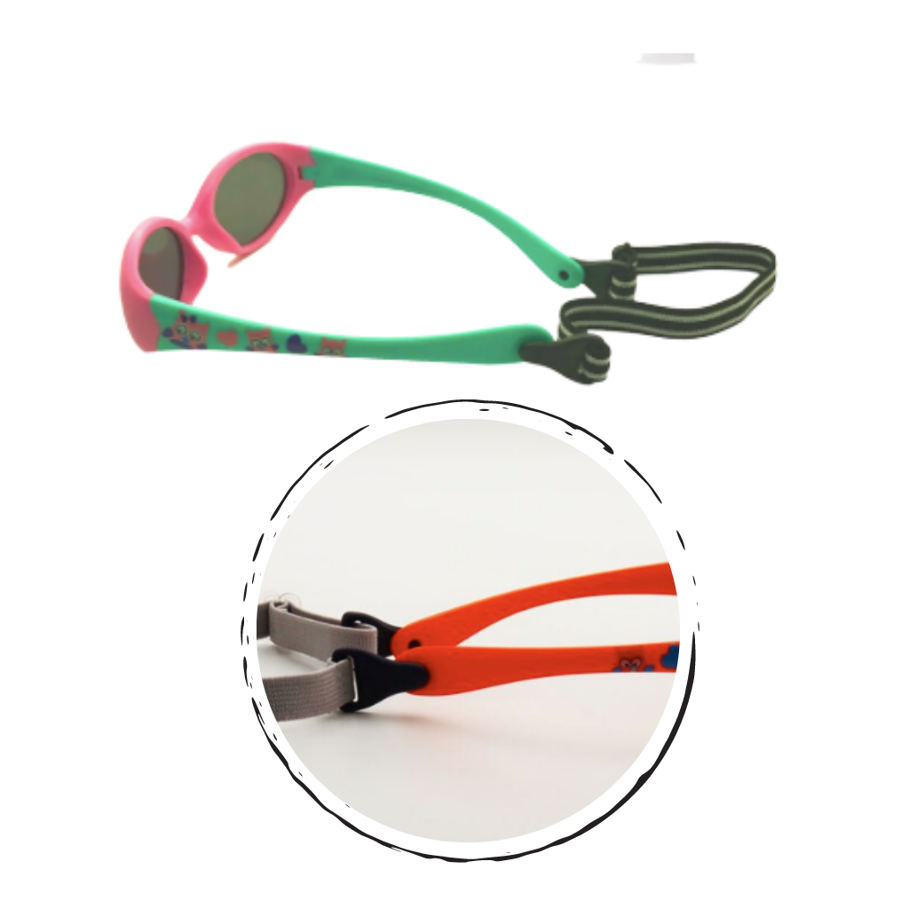 Polariserte solbriller med hodebånd for babyer i alderen 0 - 3 - Ozerty