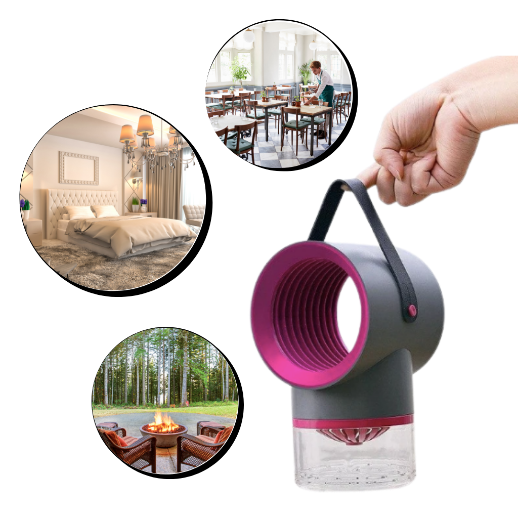 Bærbar mygg LED-lampe med håndtak - Ozerty