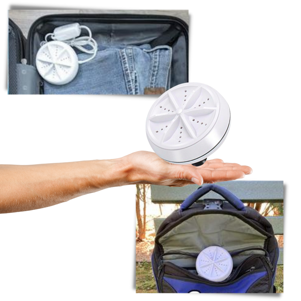 Bærbar ultrasonisk oppvaskmaskin og vaskemaskin - Ozerty