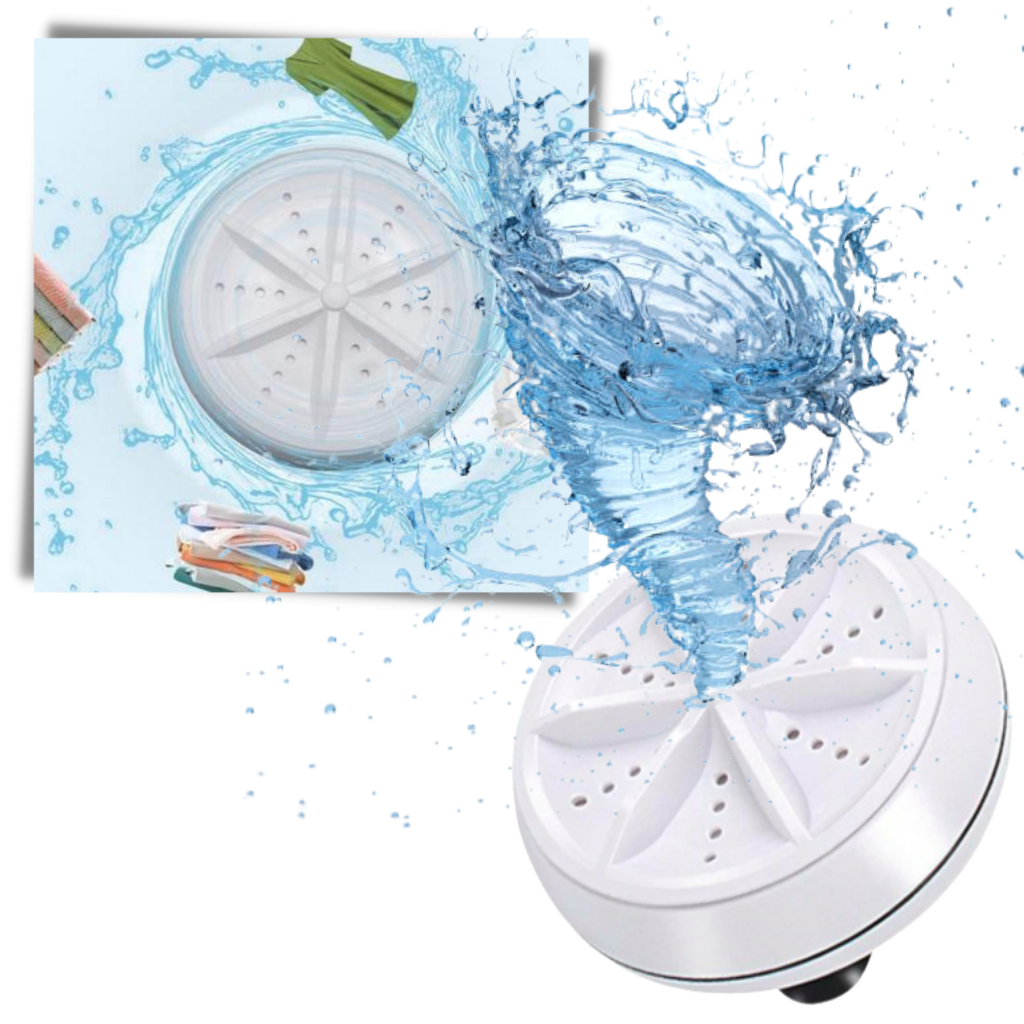 Bærbar ultrasonisk oppvaskmaskin og vaskemaskin - Ozerty