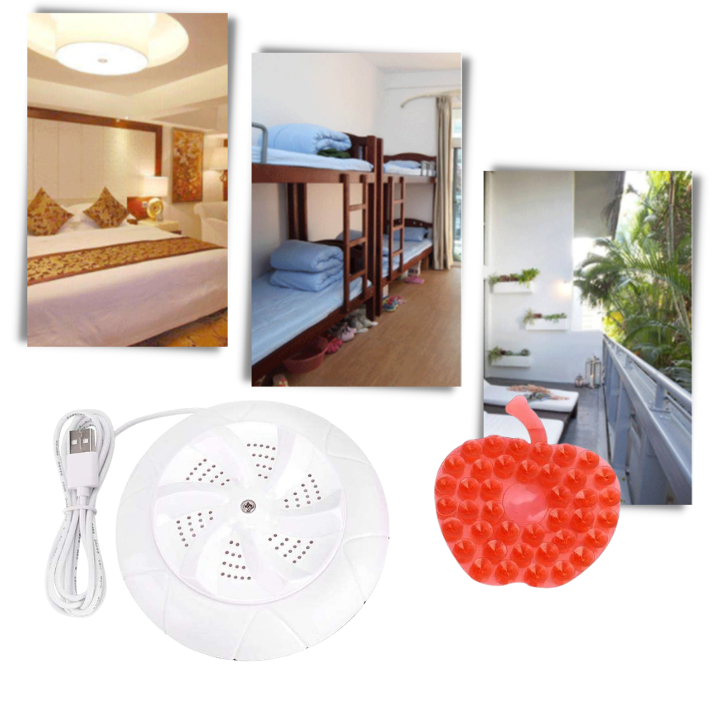 Bærbar ultrasonisk oppvaskmaskin og vaskemaskin - Ozerty