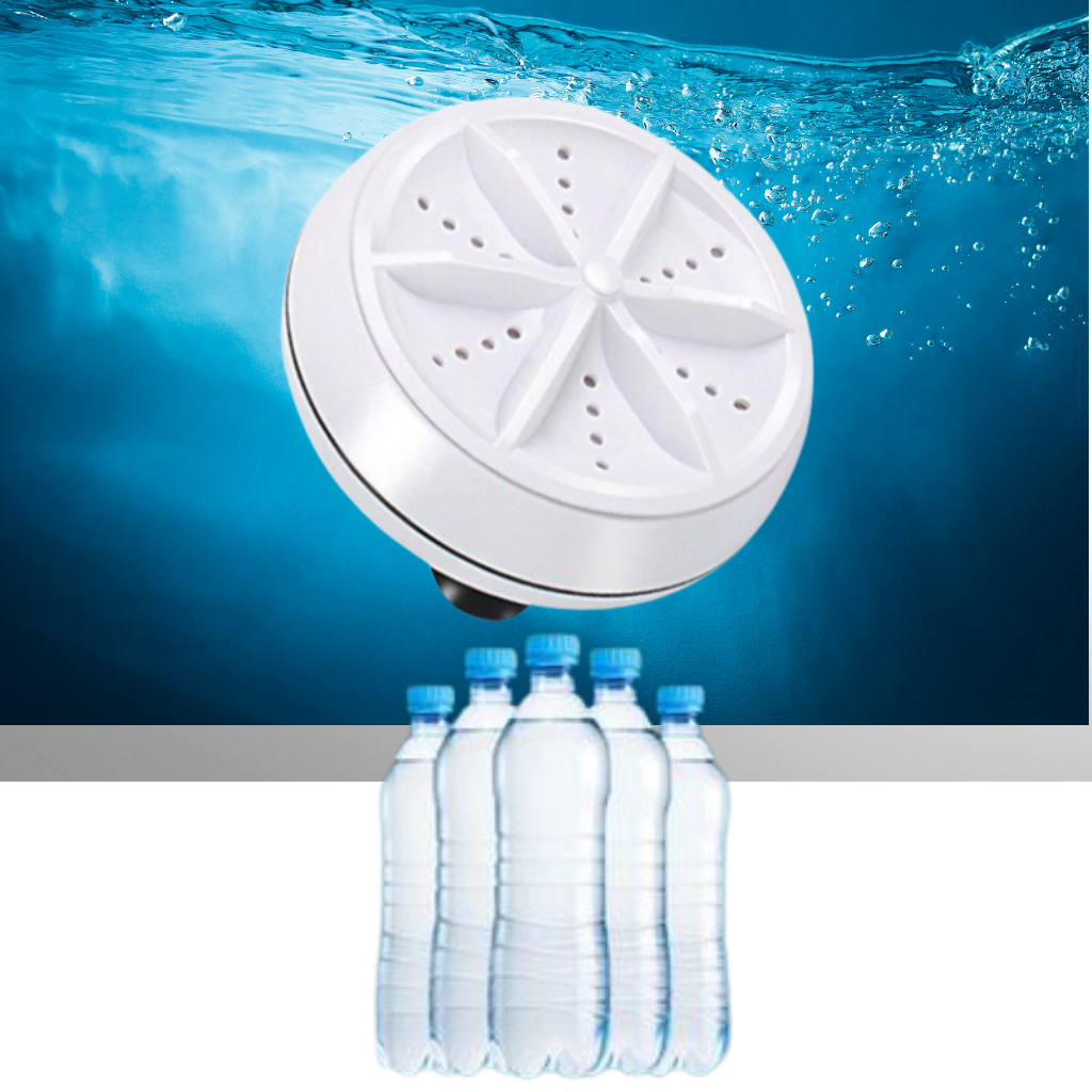 Bærbar ultrasonisk oppvaskmaskin og vaskemaskin - Ozerty