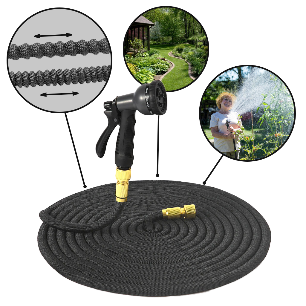 7,5 m Premium forlengbar hageslange - Ozerty