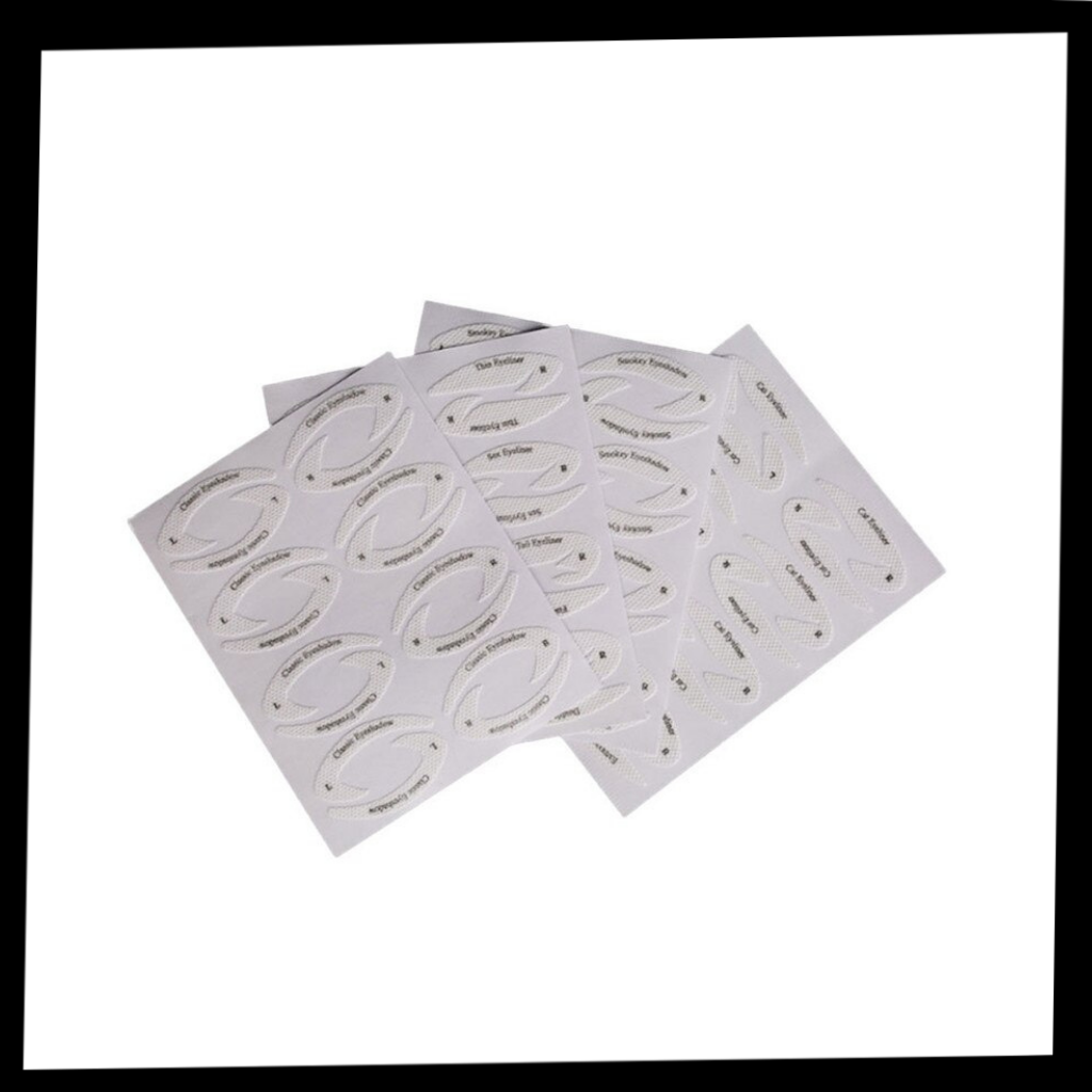 Pakke med raske eyeliner-sjablonger - Ozerty