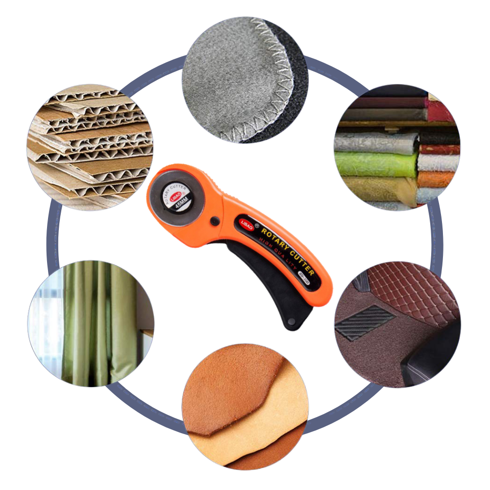 Stoffkutter med fem 45mm blader - Ozerty