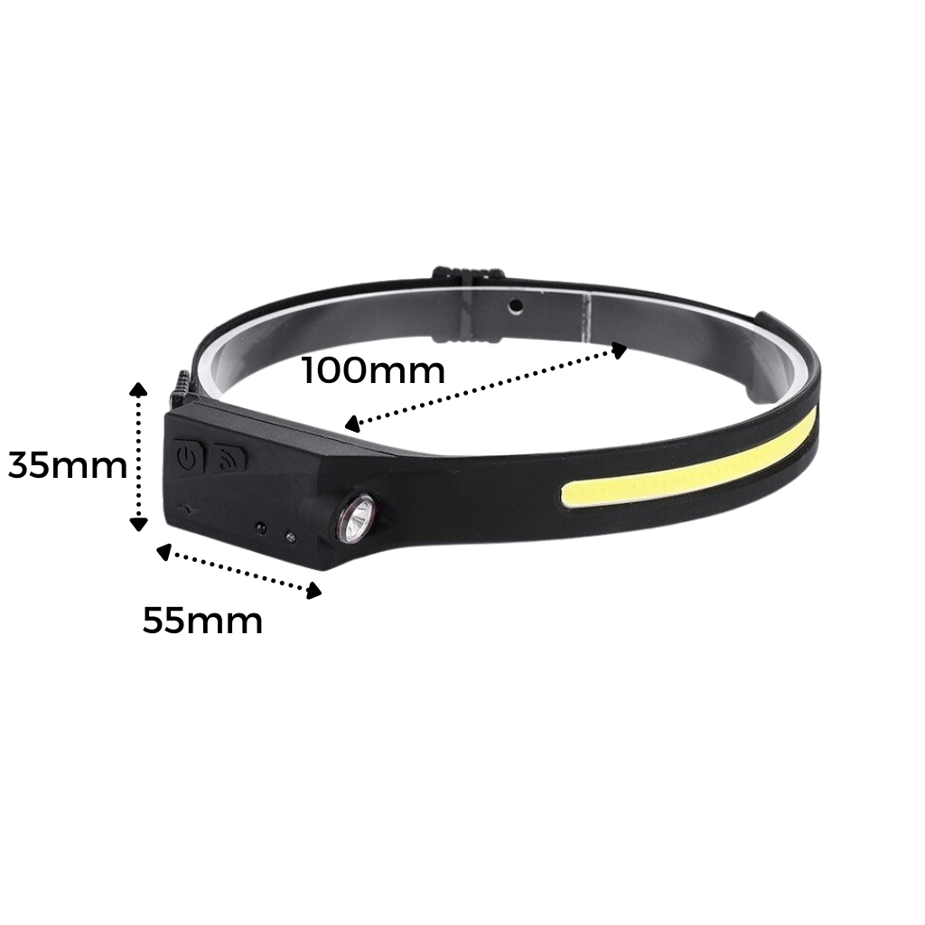 Oppladbar LED-hodelykt  - Ozerty
