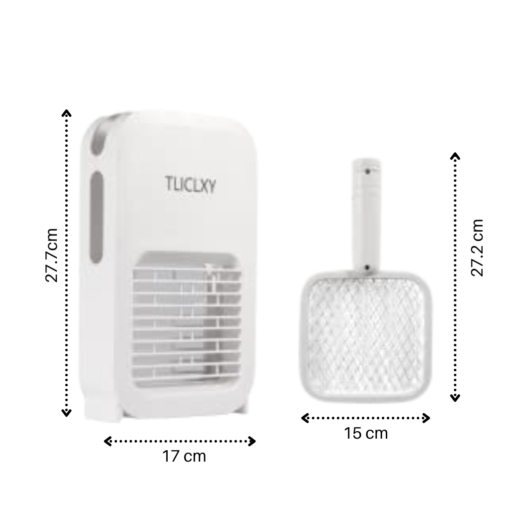 Oppladbar USB LED elektrisk myggsmekker - Ozerty