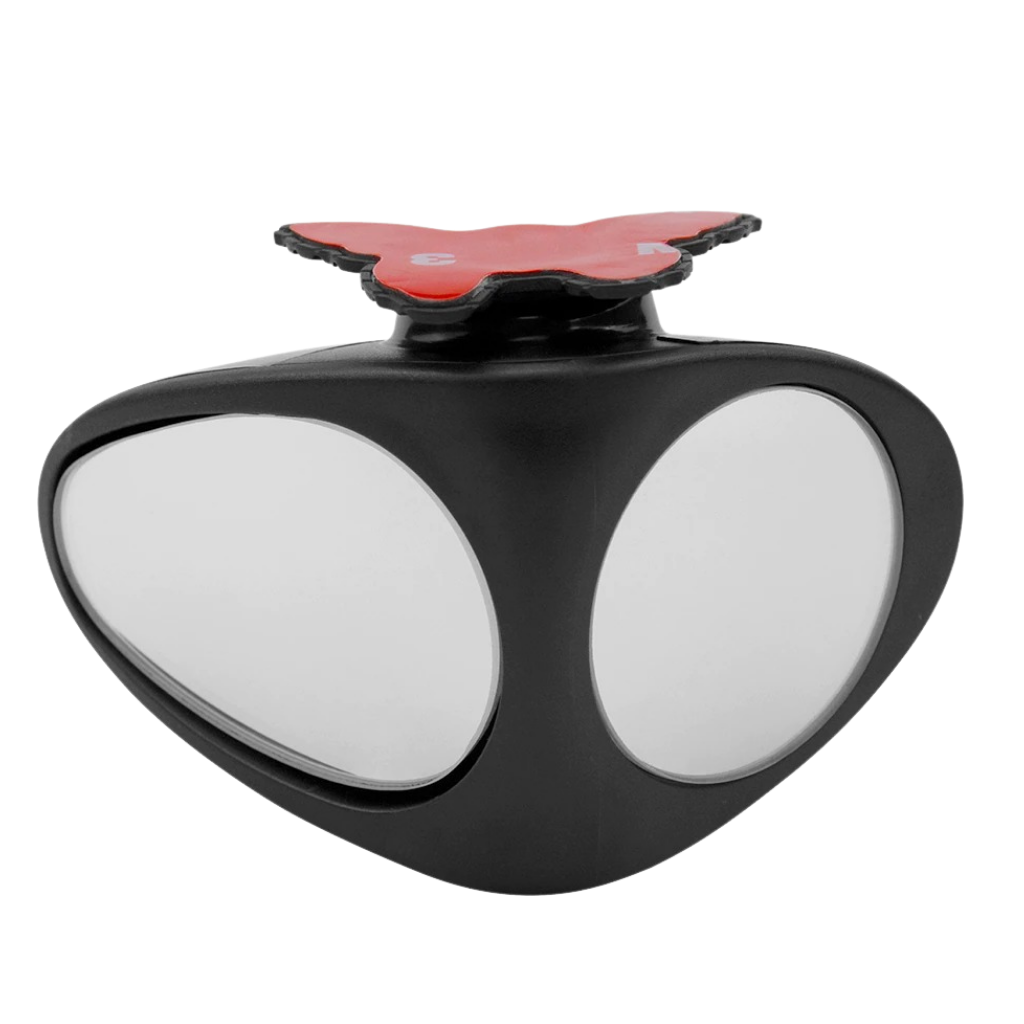 Rotatable 2-sided blind spot mirror