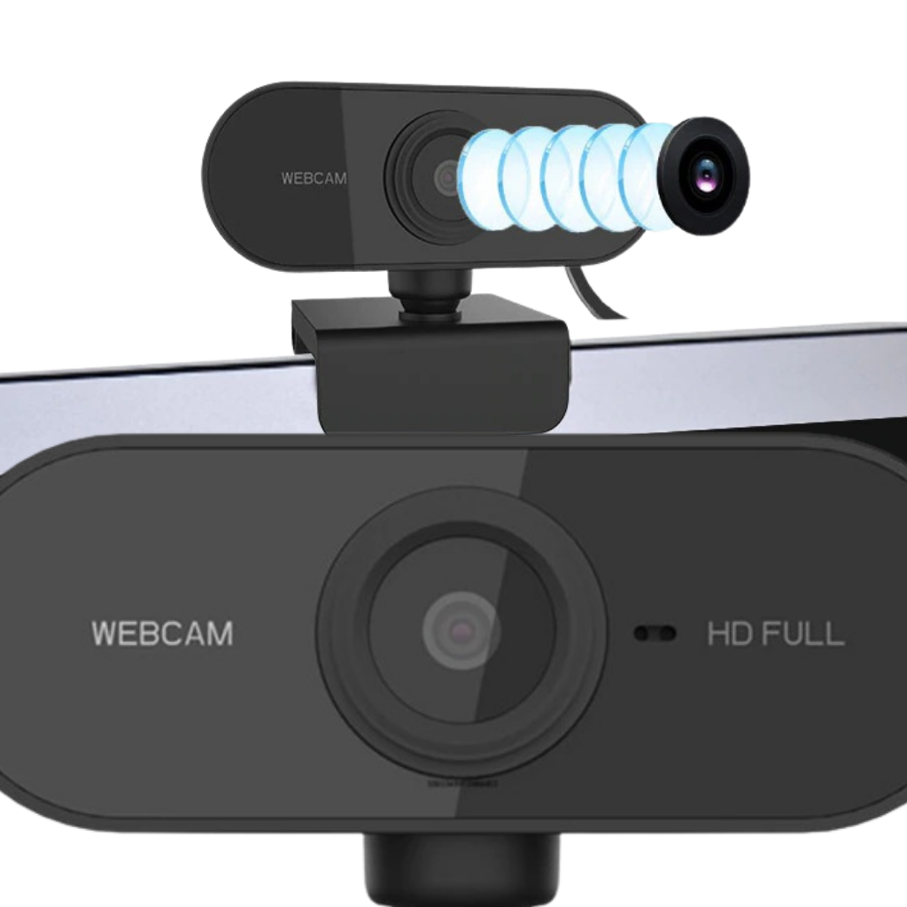 Roterende 1080p HD USB-webkamera med mikrofon - Ozerty