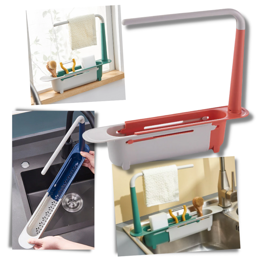 Uttrekkbart oppbevaringsstativ for servanten - Ozerty