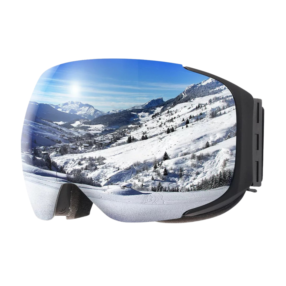 Goggles with lens package
