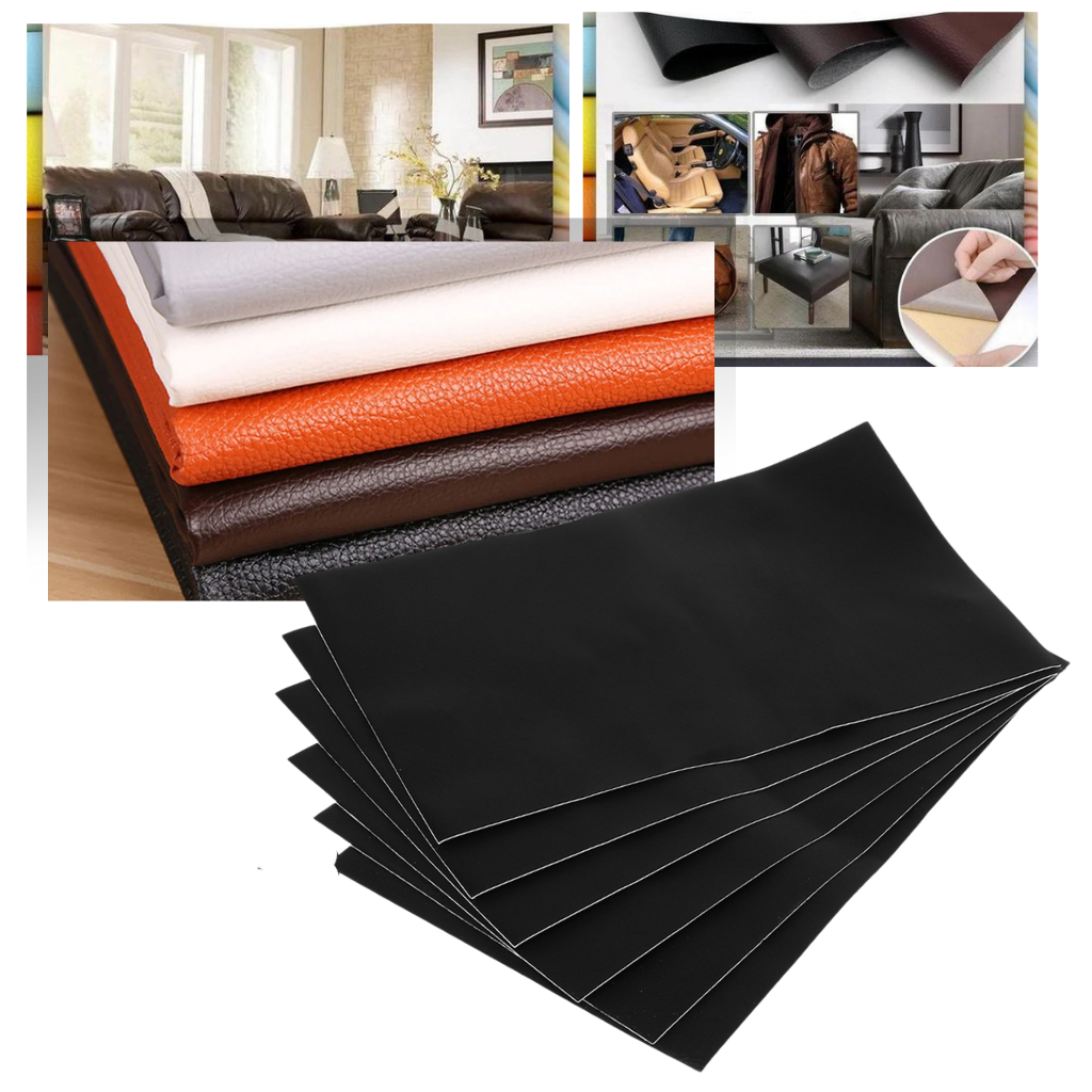 Selvklebende reparasjonslapp i skinn - Ozerty