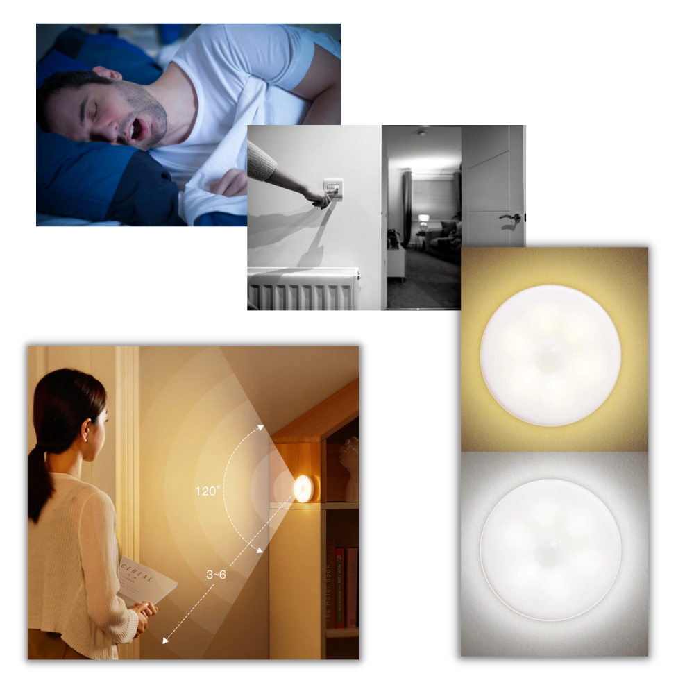 LED-lys med bevegelsessensor  - Ozerty