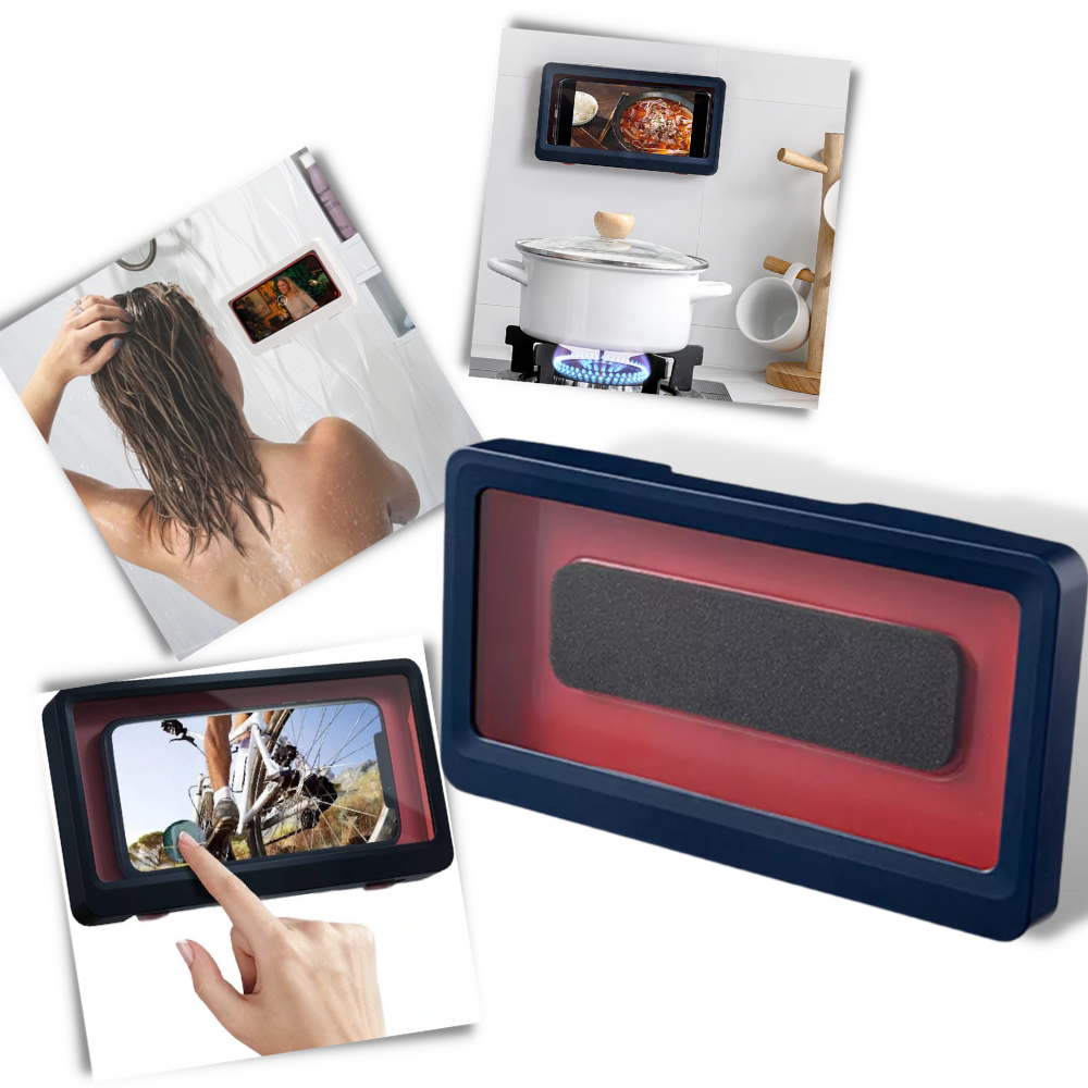 Vanntett veggmontert telefonholder til dusjen - Ozerty