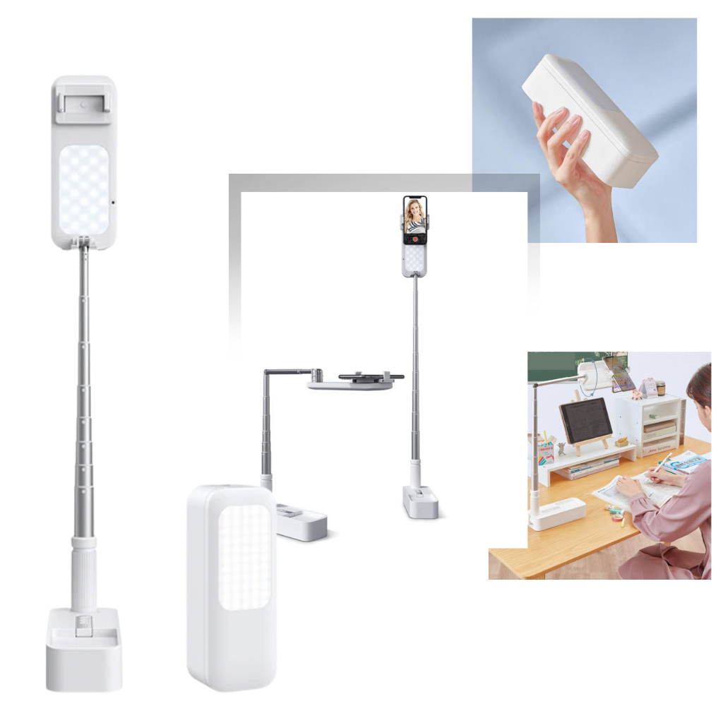 Smarttelefonholder med integrert Bluetooth-lyssett - Ozerty
