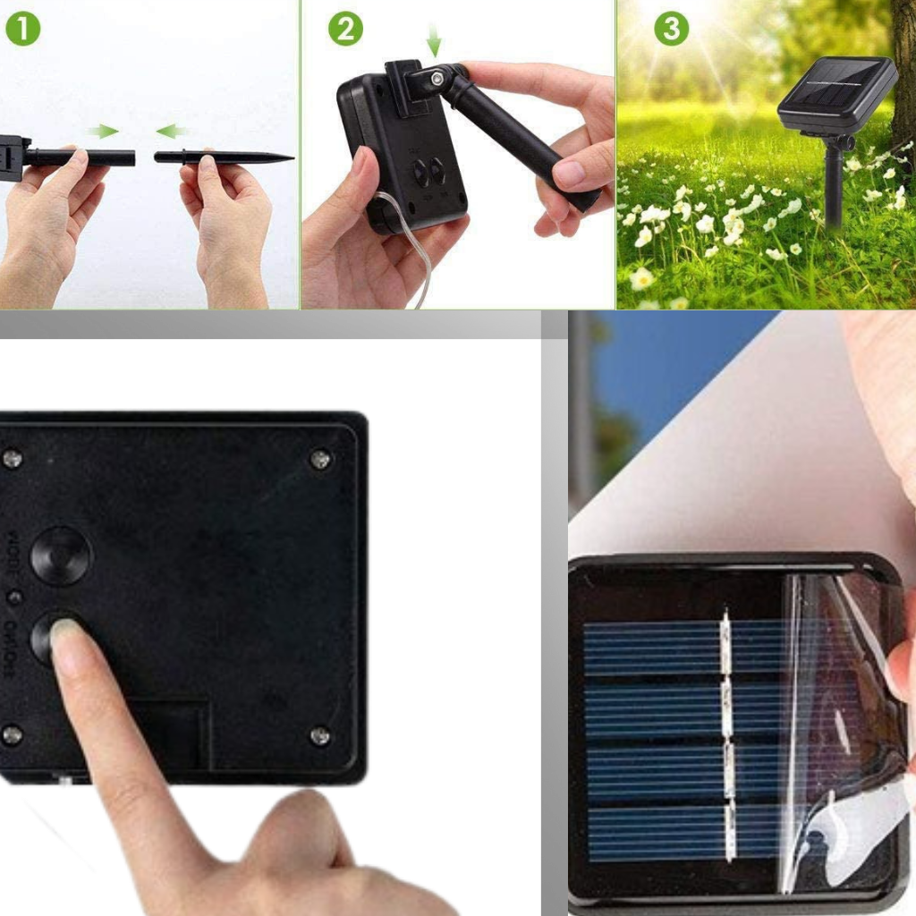 Solcelle LED lyslenke - Ozerty