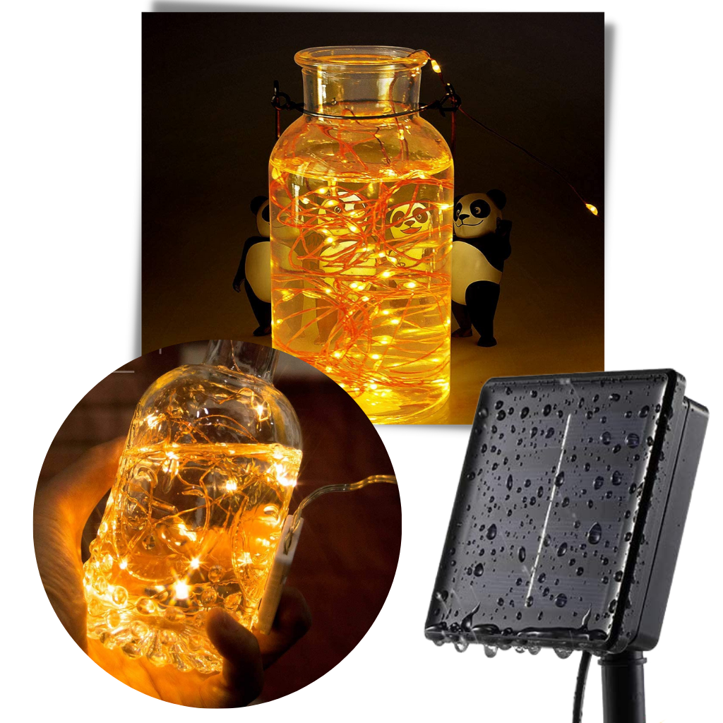 Solcelle LED lyslenke - Ozerty