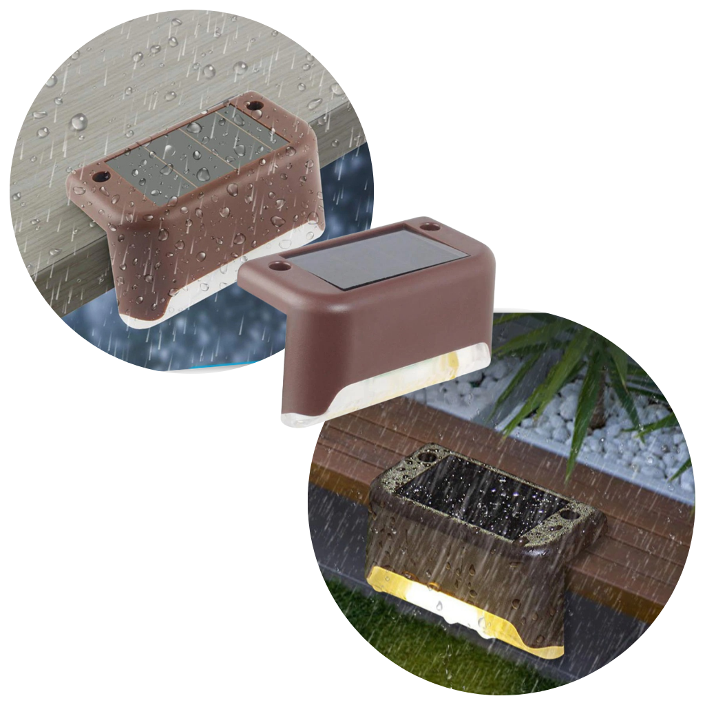 Solcelle LED-lys for trapper (4 stk) - Ozerty