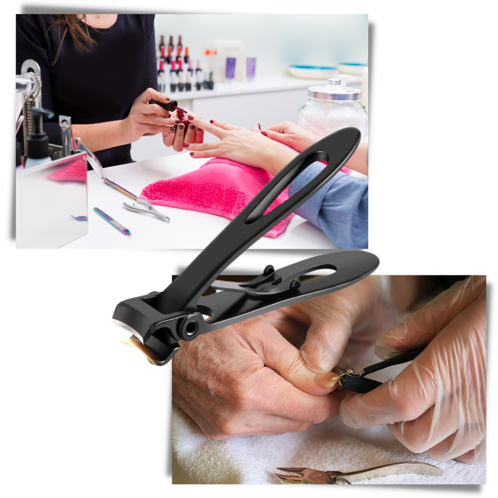 Negleklipper med bred kjeve i rustfritt stål - Ozerty