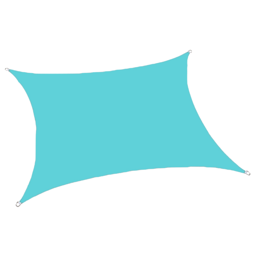 Værbestandig rektangulært solseil