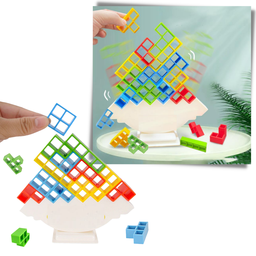 Høybalanse gyngende stableleke for barn - Ozerty