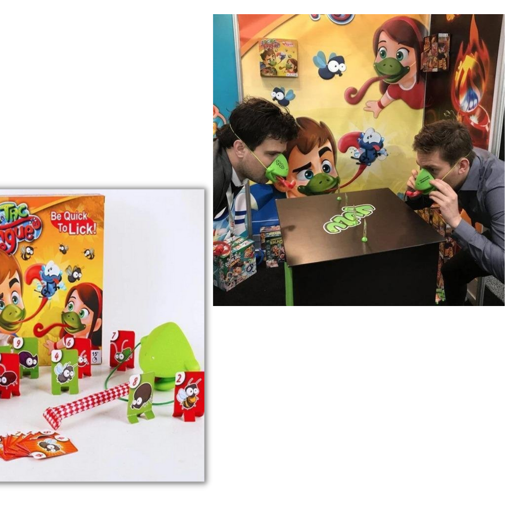 Tic Tac Tongue puslespill - Ozerty