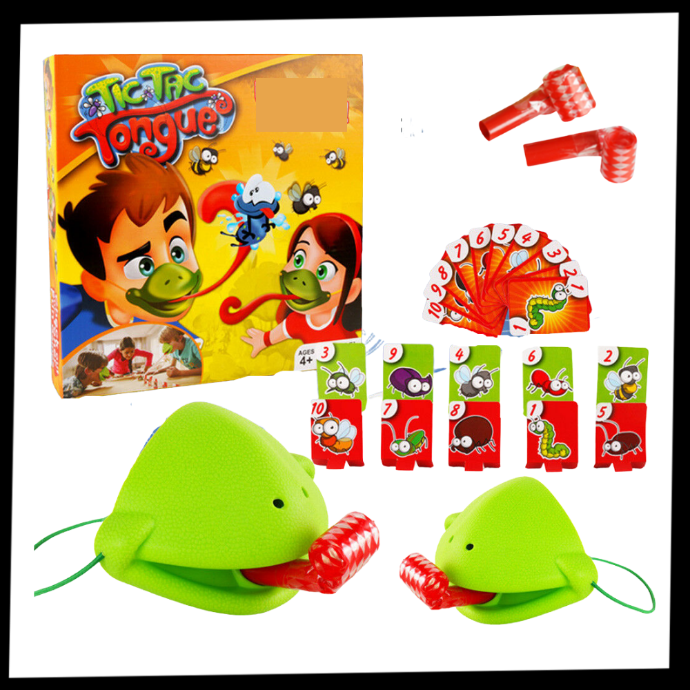 Tic Tac Tongue puslespill - Ozerty