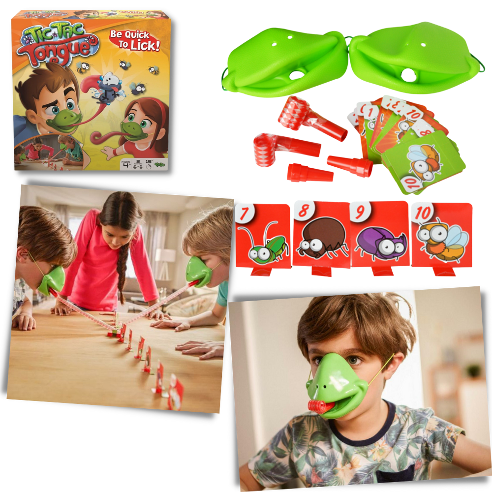 Tic Tac Tongue puslespill - Ozerty