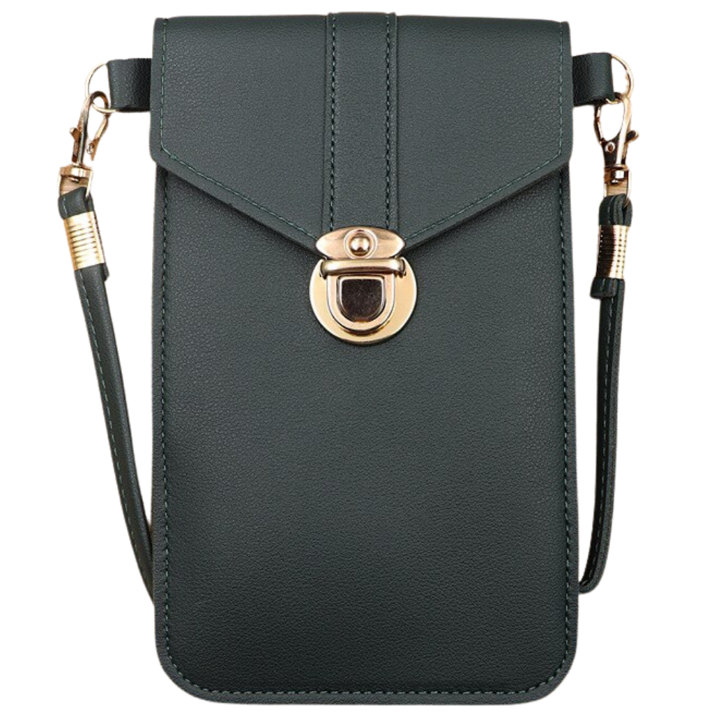 Crossbody bag with touch screen