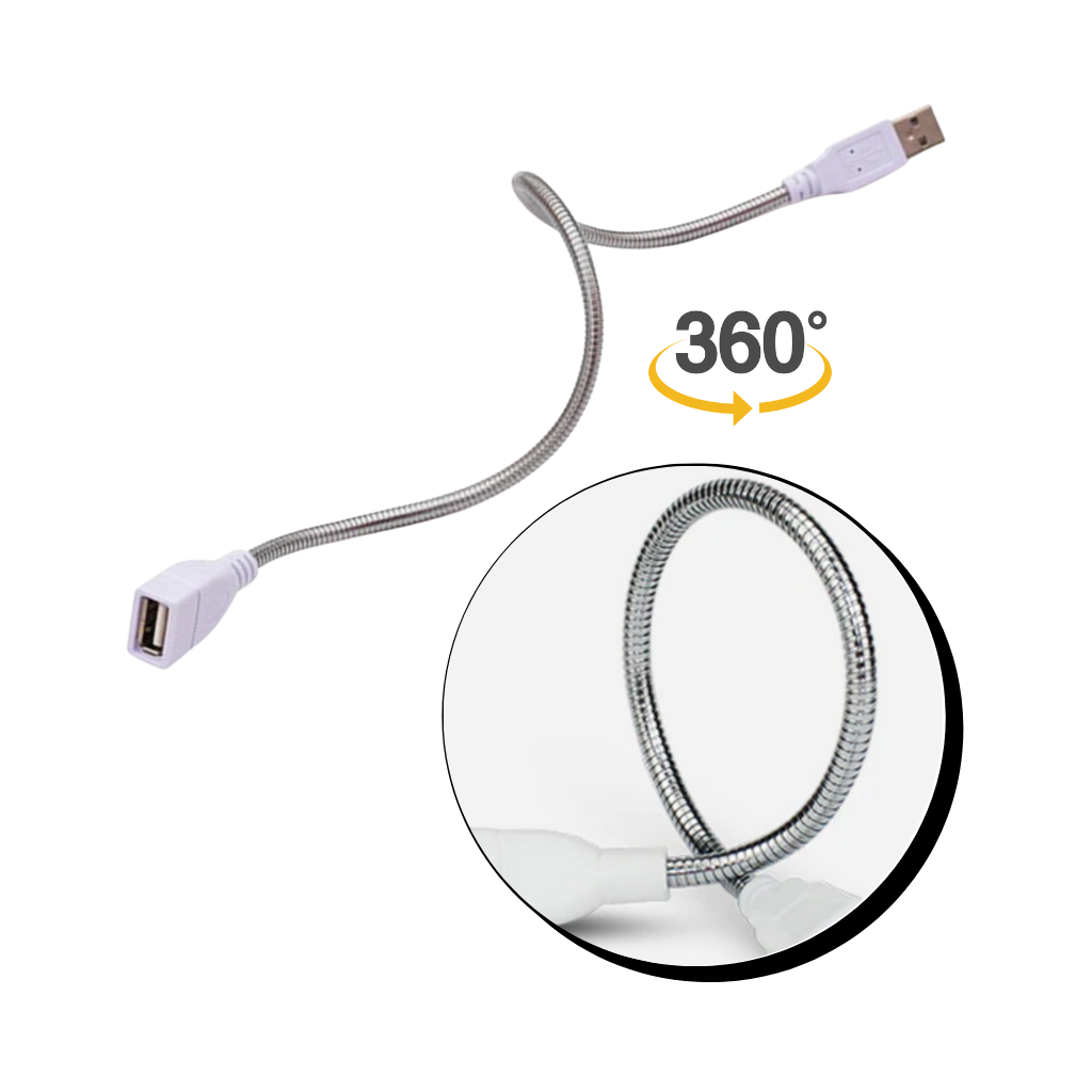 USB LED plantevekstlys med fleksibel stang - Ozerty