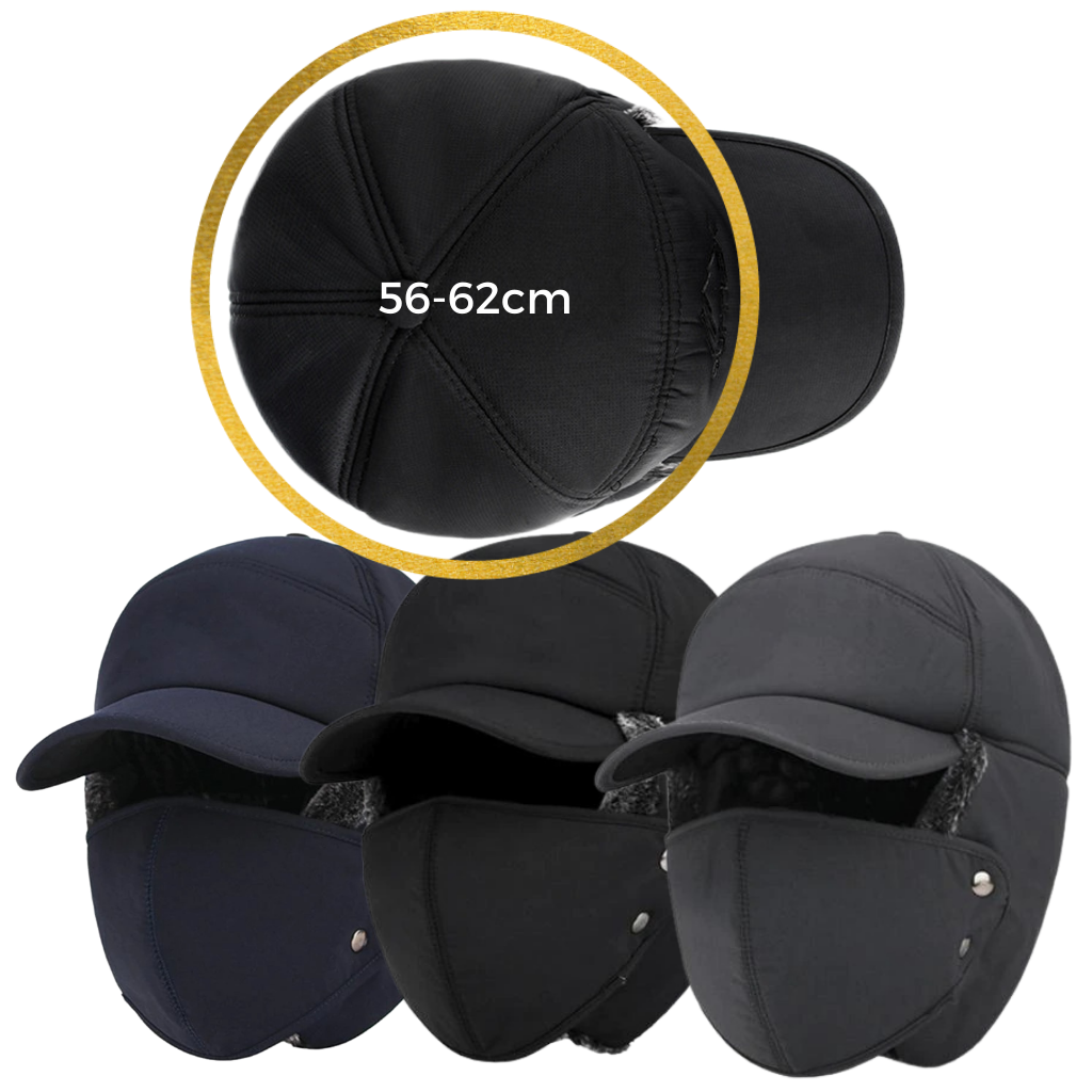 Unisex vindtett øre- og ansiktshatt - Ozerty