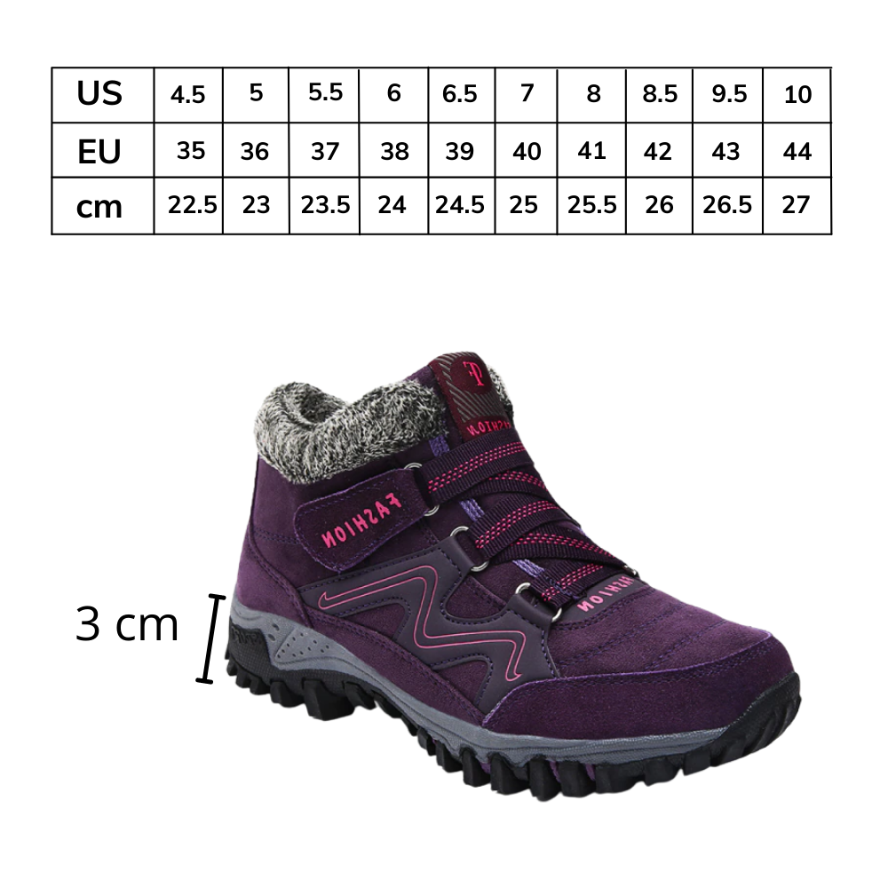 Vinterstøvler i skinn - Ozerty