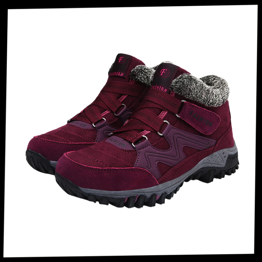 Vinterstøvler i skinn - Ozerty