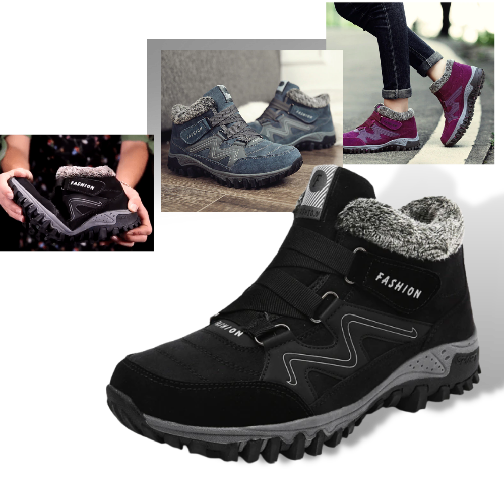 Vinterstøvler i skinn - Ozerty