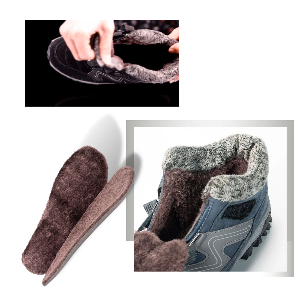 Vinterstøvler i skinn - Ozerty