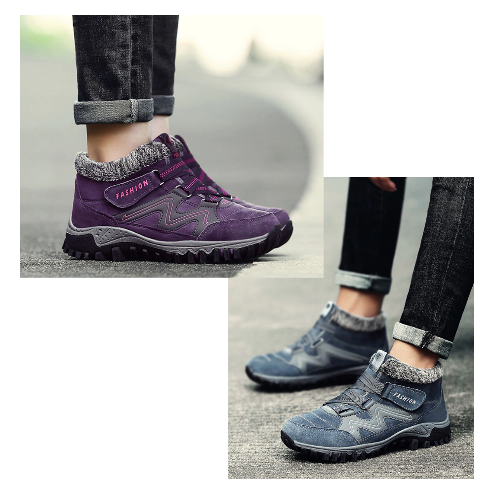 Vinterstøvler i skinn - Ozerty