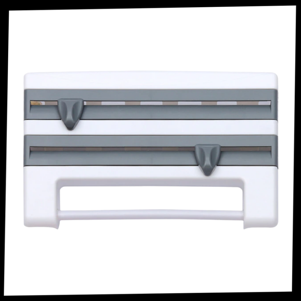 4-i-1 veggmontert holder til plastfilm og tørkepapir - Ozerty