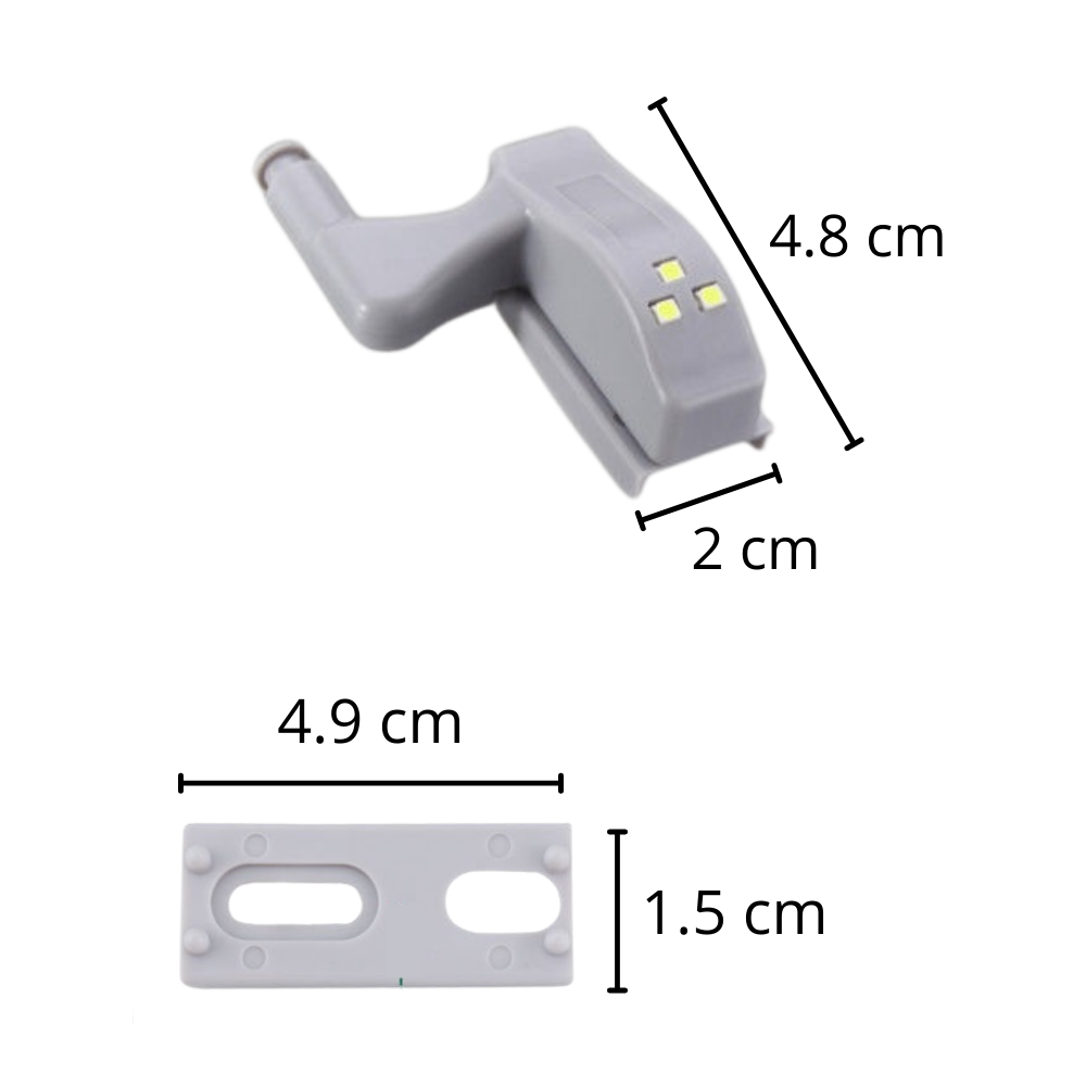 Pakke med 3 LED-lys - Ozerty