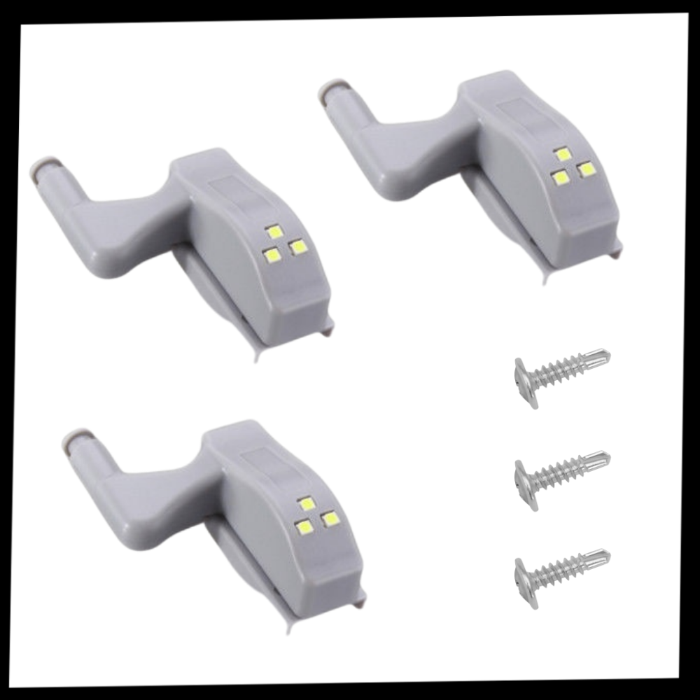 Pakke med 3 LED-lys - Ozerty