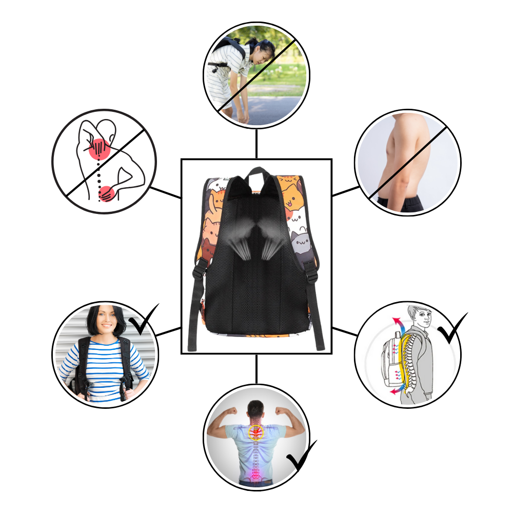 Finurlig Neko Astsum ryggsekk
 - Ozerty