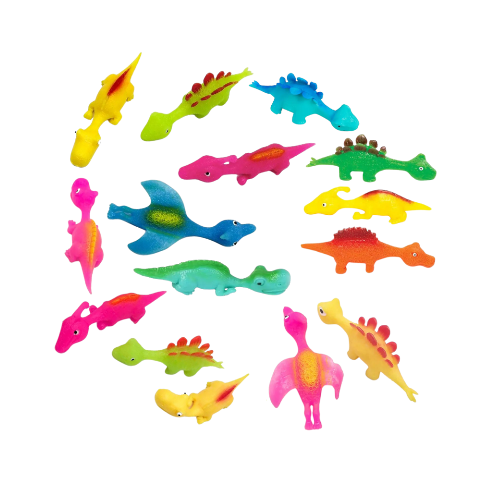 Klissete slingshot finger-dinosaur
-15 stk. - Ozerty