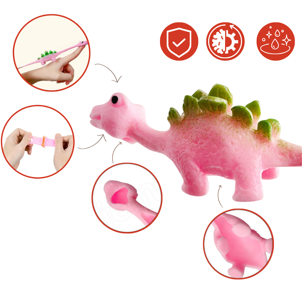 Klissete slingshot finger-dinosaur
- Ozerty
