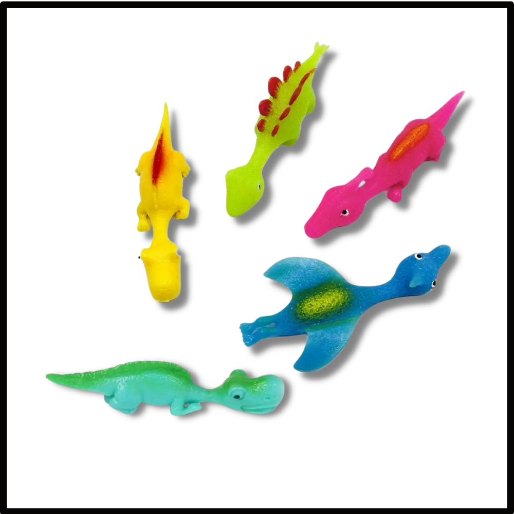 Klissete slingshot finger-dinosaur
- Ozerty
