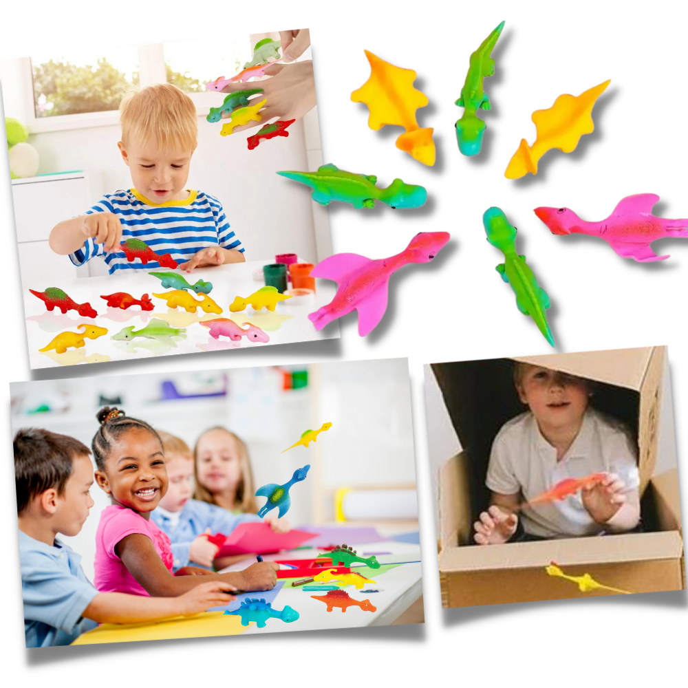 Klissete slingshot finger-dinosaur
- Ozerty