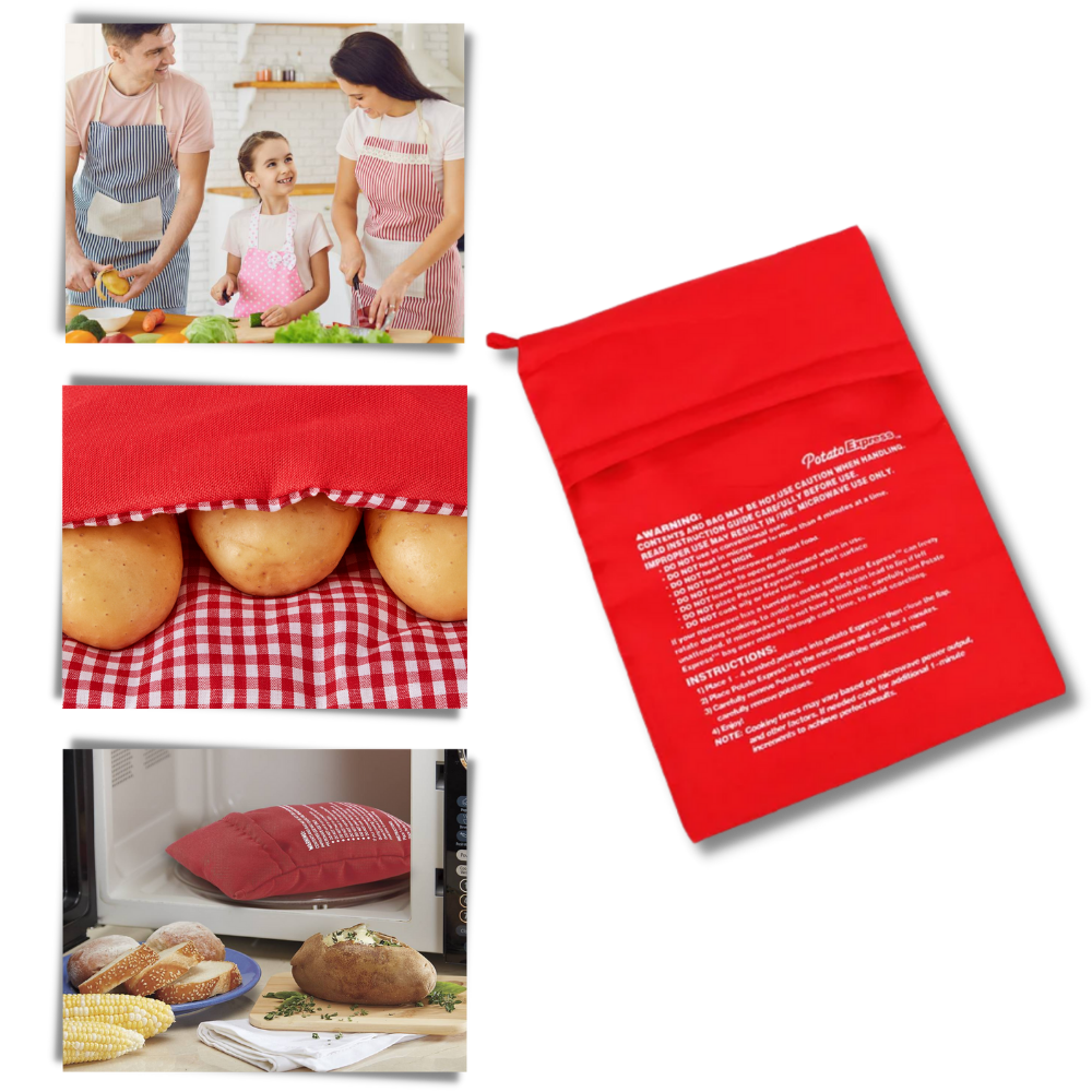 Energieffektiv potetpose til mikrobølgeovn
- Ozerty