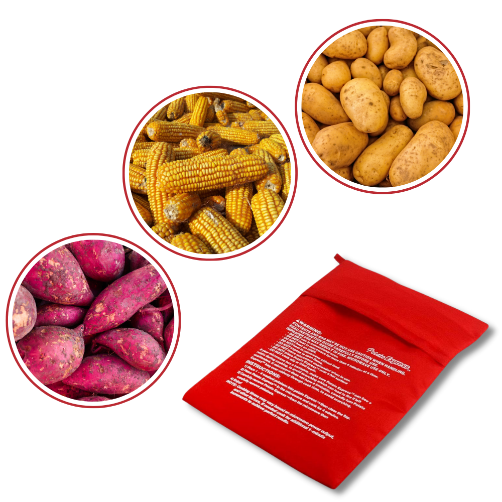 Energieffektiv potetpose til mikrobølgeovn
- Ozerty