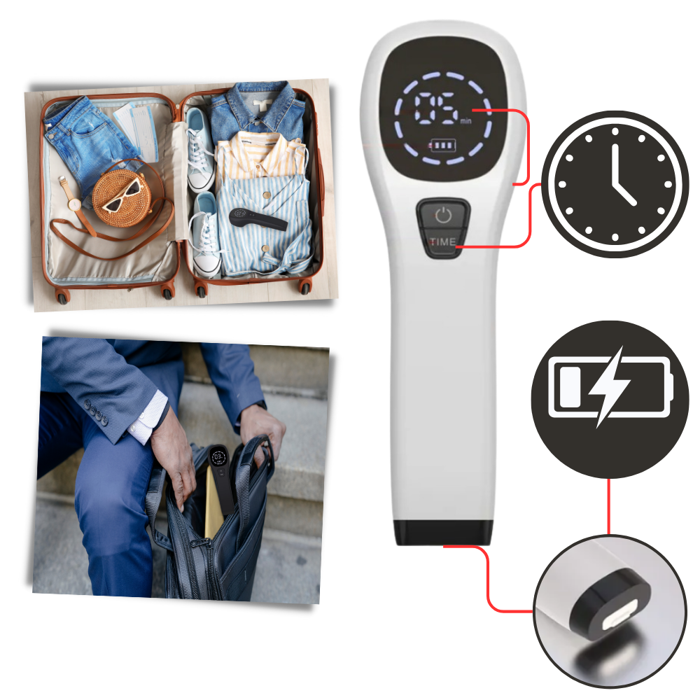 Håndholdt infrarødt terapiutstyr for kjæledyr
 - Ozerty