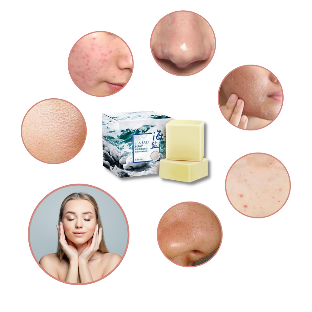 Naturlig antiaknesåpe med havsalt
 - Ozerty